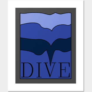 graphic dive Posters and Art